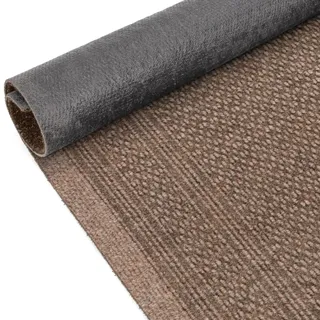 ANRO Schmutzfangmatte Flur Läufer Schmutzfangläufer Fußmatte Teppichläufer Flurteppich Türmatte Meterware Dunkelbeige 280x80cm