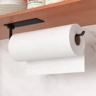 Schwarz Küchenrollenhalter Selbstklebend Unter Schrank 31 cm