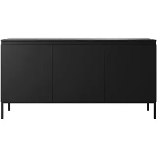 Selsey Sideboard 150 x 77 x 35 cm Schwarz