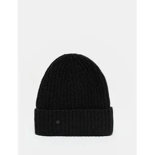 CLOSED Hosenträger Beanie aus Wolle schwarz