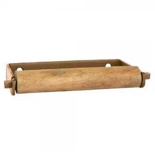 Altum Toilettenpapierhalter Holzrolle ALTUM, messingfarben