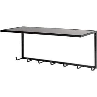 Haku-Möbel Wandgarderobe Sidney 25511 Schwarz