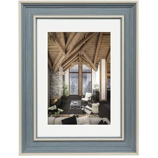 Hama Rustic Kunststoffrahmen grau/blau 10x15 cm 1 St.