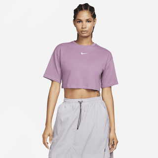 Nike Sportswear Kurz-T-Shirt für Damen - Lila, XS (EU 32-34)