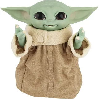 Hasbro Galactic Snackin Grogu, Elektronische Spielfigur 23,5 cm, Mehrfarbig