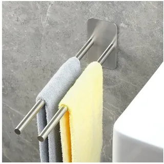 luxuskollektion Handtuchstange Ohne Bohren Edelstahl Grau