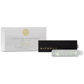 Rituals Raumduft Rituals White Basil Car Perfume Starter-Set – Private Collection (Luxus-Autoduft mit Halter & 2×3 g Nachfüllkassetten, 1-St)