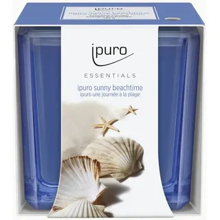 ipuro Sunny Beachtime Duftkerze 125 g blau