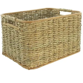 Home-trends24.de Aufbewahrungskorb Füllkorb Schilfstroh Universalkorb Korb Körbe Rattan Variante 23 cm