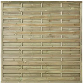 Plus Zaun Bergen 180 x 180 cm Druckimprägniert