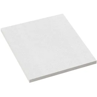 ggmmöbel 10er-Set Mineralfaserplatte 62x62 | Weiß | | Dicke 15 mm | Rasterdeckenplatten Akustikdeckenplatte, Rasterplatte, Mineralplatte