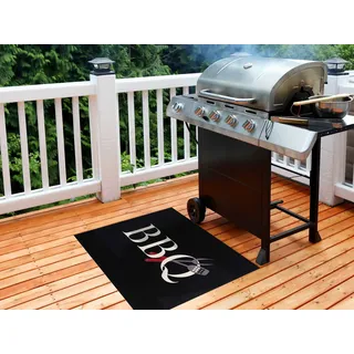 Grillteppich BBQ Bodenschutzmatte 90x120cm Grillunterlage Rutschhemmend
