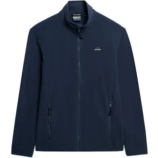 Superdry Herren Polar Fleece Reißverschlussjacke Lauren Marineblau XL - XL