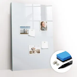 Tulup Magnettafel 60 x 90 cm Weiß