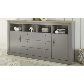 Sideboard 55 Chambord Kommode Wohnzimmerschrank 2-türig hellgrau