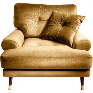 OTTO home Loungesessel TOKIO Mikrofaser 100 x 88 x 100 cm Gelb