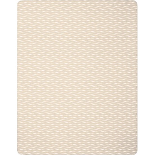 Wohndecke Biederlack Wohndecke WAVE (BL 150x200 cm) BL 150x200 cm beige Decke, Biederlack beige