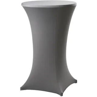 Trutzholm Stehtischhusse Stretch 70 cm Anthrazit Tischdecke Husse Bistrotisch Partytisch