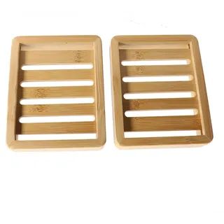 22) Stilvolle Seifenschale aus Holz, traditionelle Handwerkskunst, leicht und