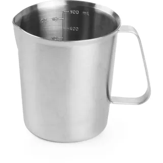 HENDI Messbecher, Schwere Ausführung, 0,5L, ø90x(H)110mm, Edelstahl