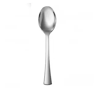Sovie Tableware Löffel metallisiert aus Plastik, 17 cm, Silber, 50 Stück - Einweg Besteck