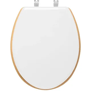 5five simply smart 5five - wc-sitz Modern color" weiß aus holz