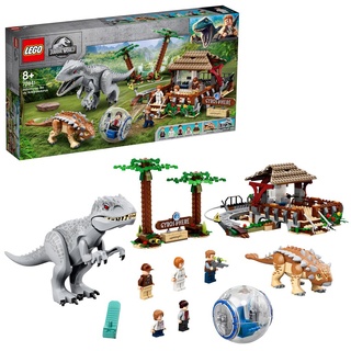 LEGO 75941 Jurassic World Indominus Rex vs. Ankylosaurus, Spielzeug für Mädchen und Jungen ab 8 Jahre mit Dinosaurier-Figuren und Gyrosphäre