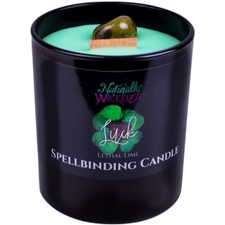 Naturally Wicked ® Spellbinding Glückskerze | Duftende Kristall-Zauberkerze | Inc einzigartige Kerze Geschenkbox