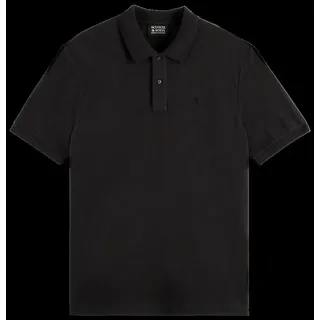 Scotch & Soda Poloshirt Core - Piqué-Poloshirt mit Logo schwarz XXL (54)
