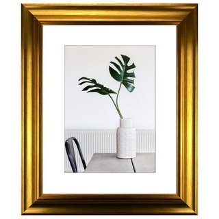 myposterframe Einzelrahmen »Dysnomia Barock Edel Bilderrahmen«, (1 Stück), 20x20 cm, Gold Vintage, Echtholz goldfarben 20 cm x 20 cm