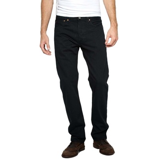 Levis 501 Jeans Original Standard Fit in Black-W38 / L32