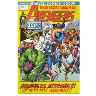 Marvel Comics Puzzle Avengers Assemble Retro Cover (750 Teile)