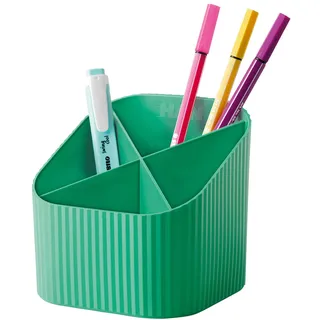 HAN Schreibtischköcher Re-X-LOOP – say yes to 100% recycled, modernes, junges Design für alle Schreibtischutensilien, grün, 17238-905