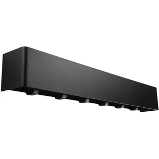 Designfabrik Hamburg Wandgarderobe Hamburg 57 cm Schwarz