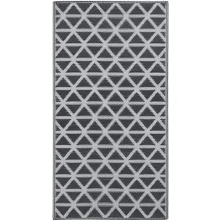 vidaXL Outdoorteppich 160 x 230 cm schwarz