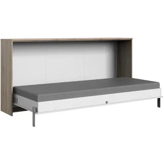 WIMEX Juist 120 x 200 cm horizontal weiß/san remo eiche nachbildung