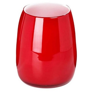 Lambert Weihnachtsbaumkugel Vase Pisano Rot Weiß (30cm)