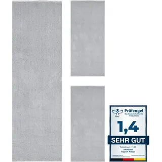 Andiamo Arezzo Bettumrandung 200 x 200 cm Grau