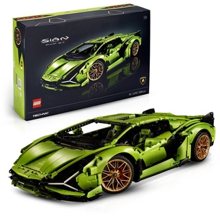 LEGO 42115 Technic Lamborghini Sián FKP 37 Rennauto, Modellbausatz für Erwachsene, Geschenkidee zum Geburtstag für Männer oder Frauen, Sammlers...