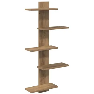 vidaXL Wandregal 48,5 x 15 x 101 cm Artisan-Eiche