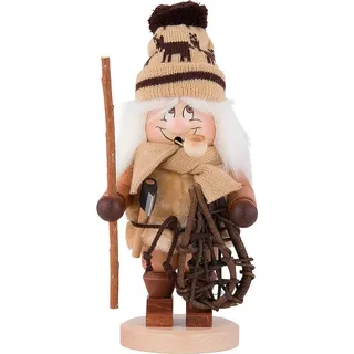 Christian Ulbricht Räuchermann Wichtel Holzmacher 30,5 cm beige