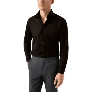 Eton Langarmhemd (1-tlg) schwarz 39