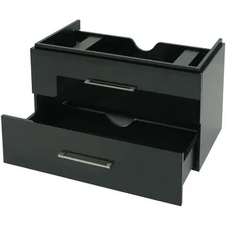 Mendler Waschbeckenunterschrank 90 cm 54 x 89 x 46 cm Schwarz
