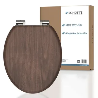 Schütte WC-Sitz DARK WOOD braun