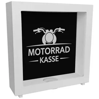 speecheese Spardose Motorrad Kasse Rahmen Spardose aus Holz für Biker Fans