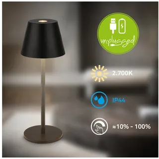 Briloner Tischlampe Schwarz