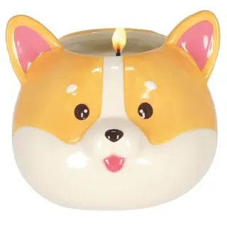Legami Corgi Duftkerze 40 h rot/schwarz