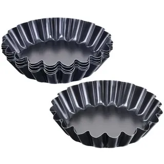 6x Törtchenformen, Kleine Form, Mini-törtchen, Cupcakes, Metalltörtchen