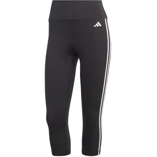 Adidas, Damen, Tights, Women's Training Essentials 3-Stripes 3/4 Tights (XS), Schwarz