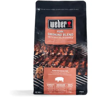 Weber Räucherchips (700g Packung) - für Schweinefleisch, Räucherchips-Mischung aus Laub- und Obstbäumen, EU-Produkt, nachhaltig gewonnen, FSC zertifiziertes Holz (FSC Mix) (17664)